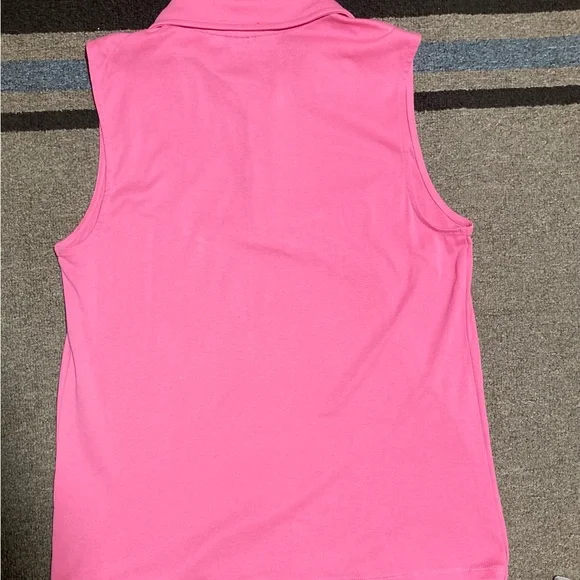 Rafaella Women's Soft Sleeveless Zipper Fashion Top Med - Picture 3 of 5